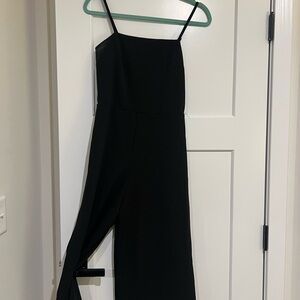 fab'rik Sleek Black Short Jumpsuit